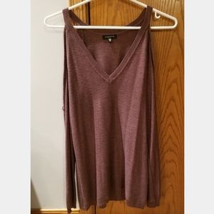 Dynamite open shoulder long sleeve